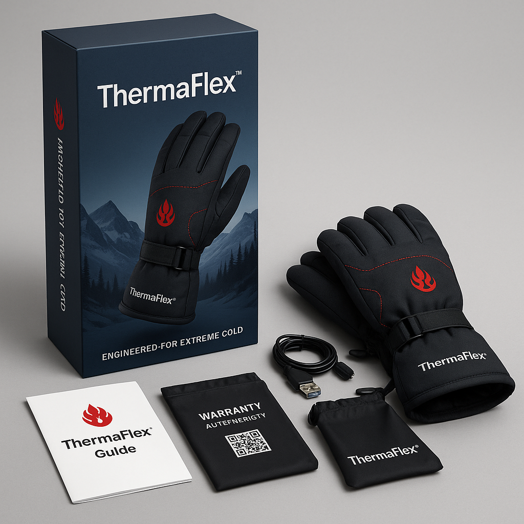 ThermaFlex™ — Extreme Cold Heated Gloves (-40°C Rated)